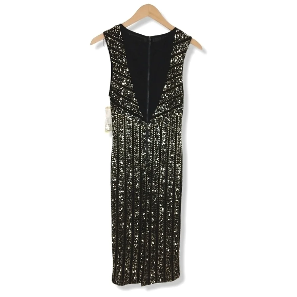 NWT Alice + Olivia Embelished Dress Size 4 Retail $595 - Picture 5 of 11